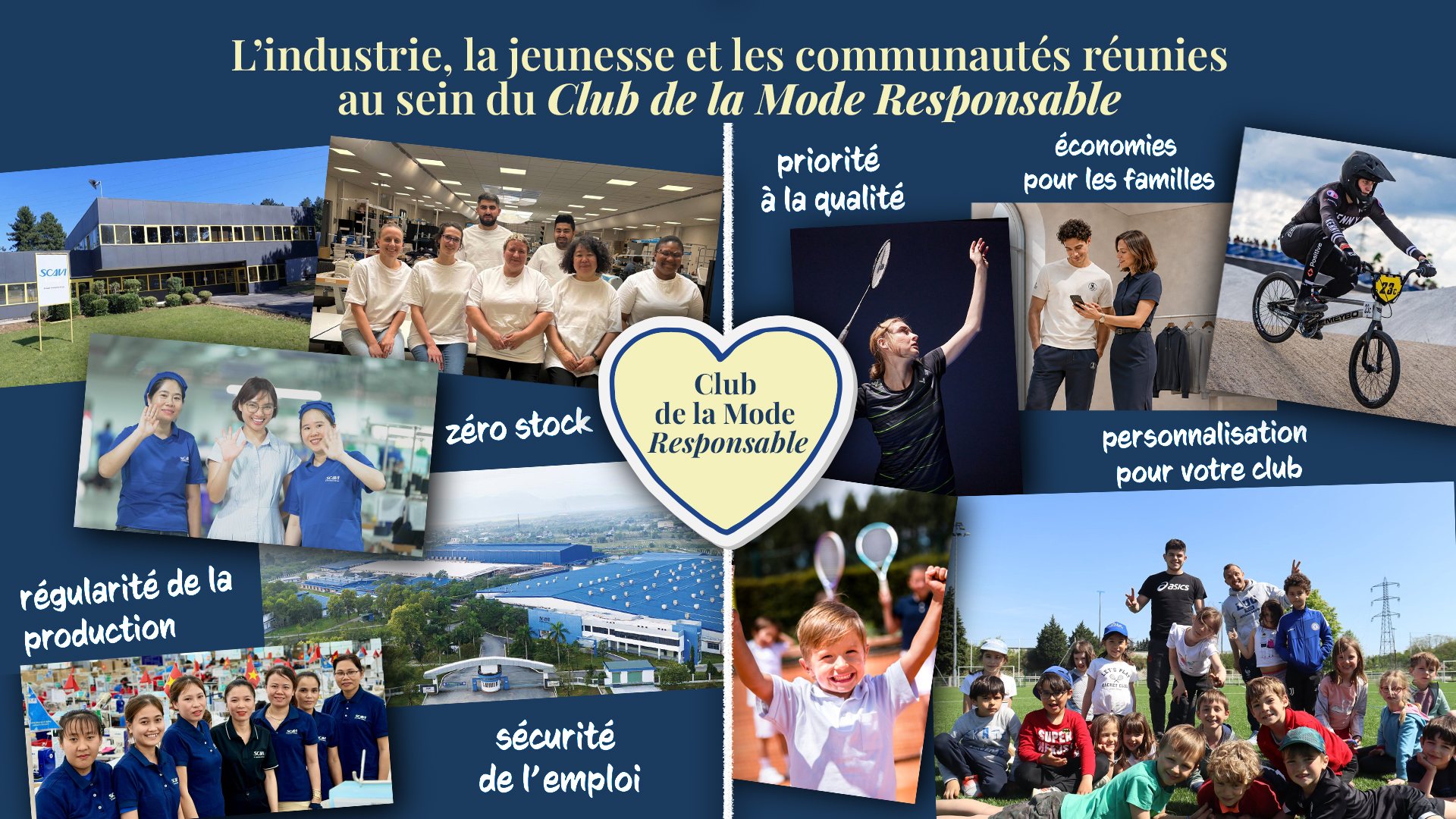 L'industrie, la jeunesse et les communautés réunies au sein du Club de la Mode Responsable